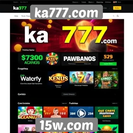 Experiência do usuário no ka777.com